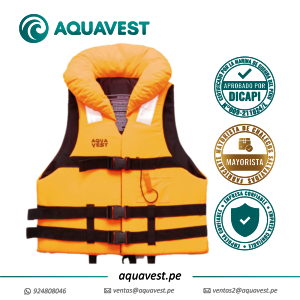 Chaleco Salvavidas Aqua Tripulante con Cuello
