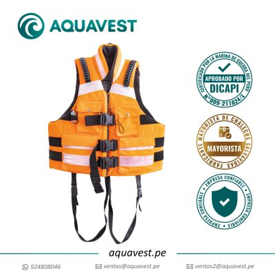 Chaleco salvavidas pro industrial aquavest