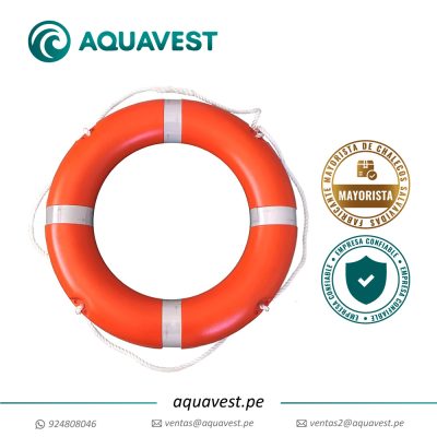 Aro Salvavidas importado naranja de 4.3Kg SOLAS